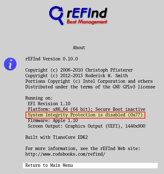 rEFInd presents a graphical menu for selecting your
    boot OS.